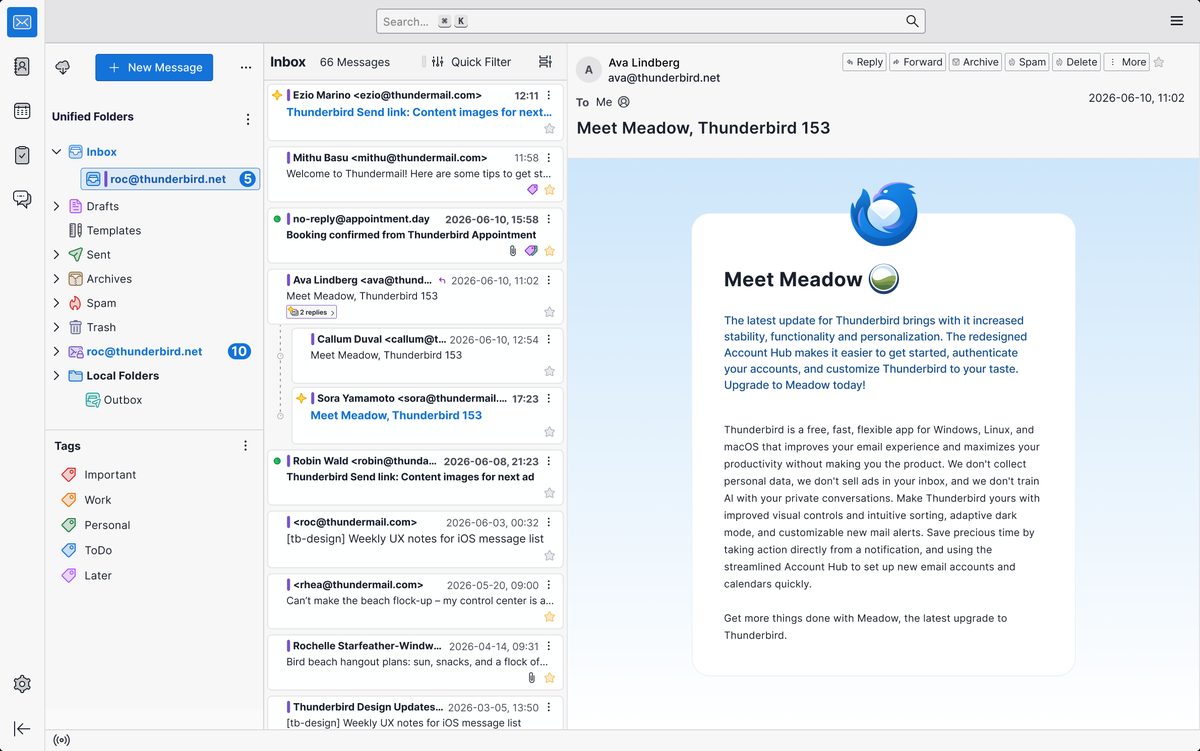 Thunderbird 邮件客户端